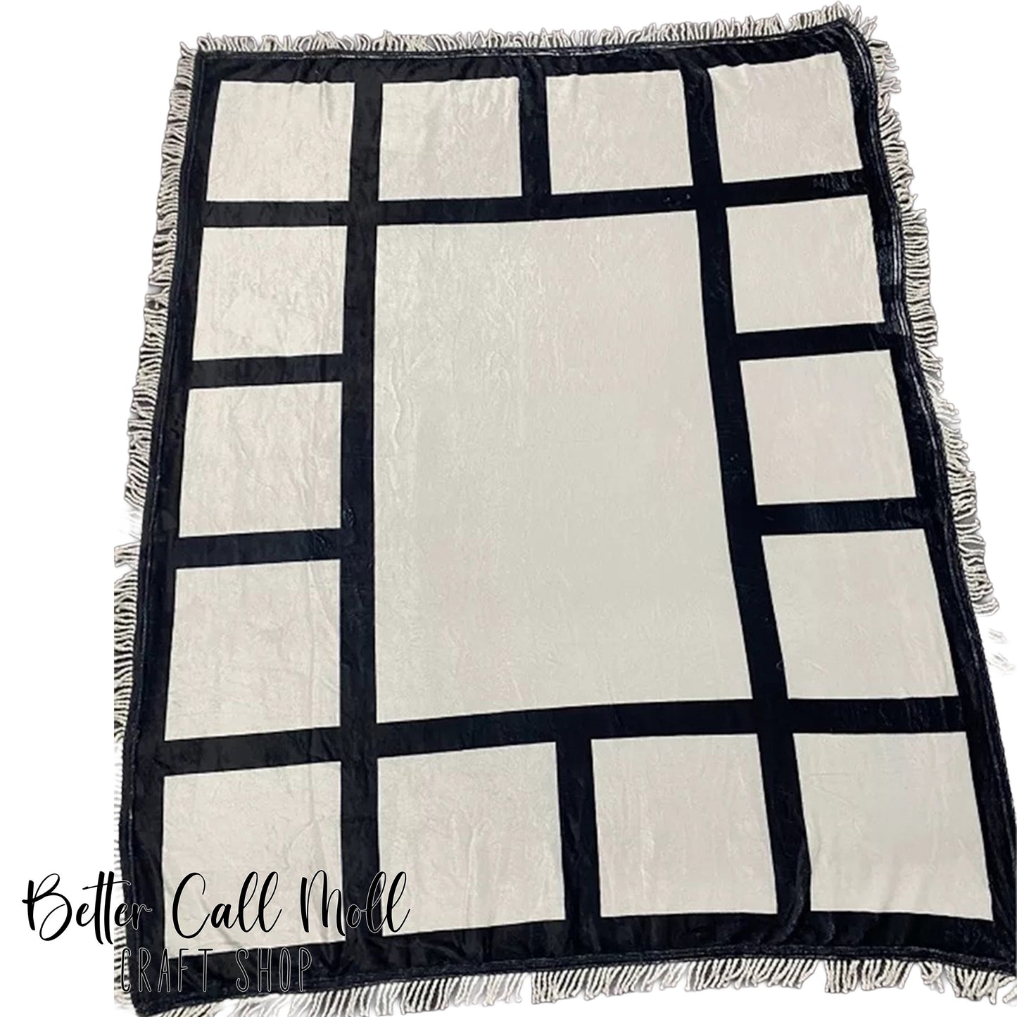 *SALE* Multi-Panel Sublimation Blanket Blank – 40” x 60” Fleece Throw (Photo & Collage Ready)