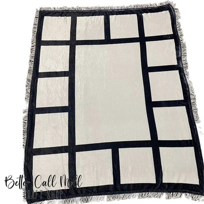 *SALE* Multi-Panel Sublimation Blanket Blank – 40” x 60” Fleece Throw (Photo & Collage Ready)