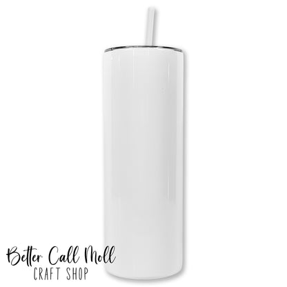 20oz Glossy Skinny Sublimation Tumbler