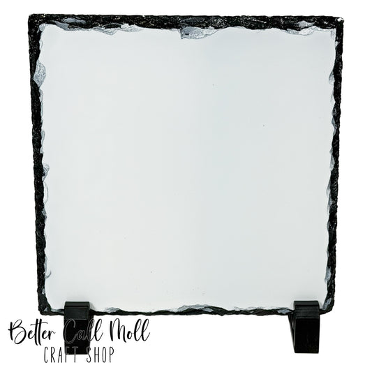 6x6" Square Photo Rock Slate Sublimation Blank