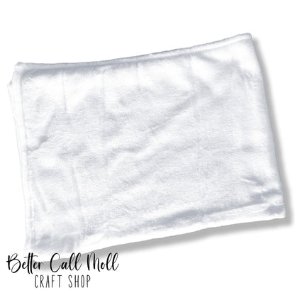 Sublimation Blank Baby Blanket – Fleece Polyester 30” x 40” (Super Soft)