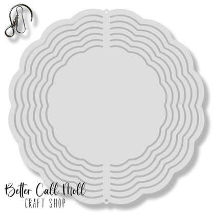10” Wind Spinner Sublimation Blank – Double Sided Metal Spinner