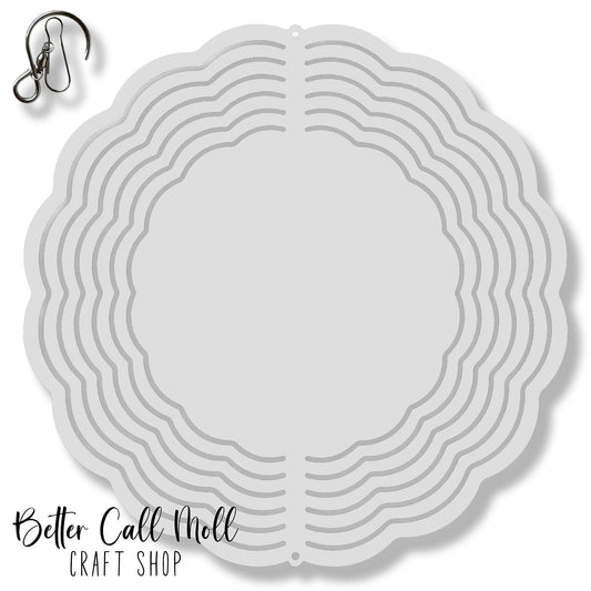 10” Wind Spinner Sublimation Blank – Double Sided Metal Spinner