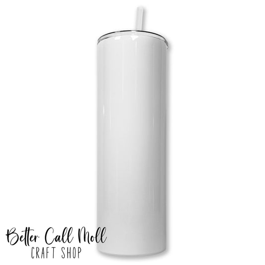 30oz Glossy Skinny Sublimation Tumbler