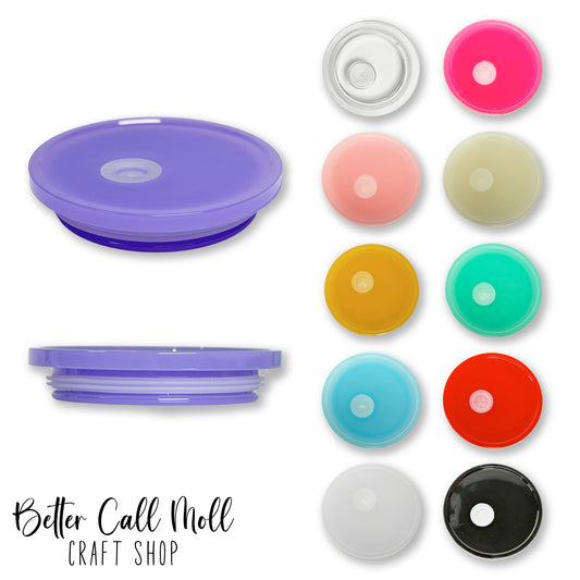 Colorful Acrylic Lid for 16oz Tumblers