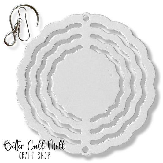 3” Wind Spinner Sublimation Blank – Double Sided Metal Spinner