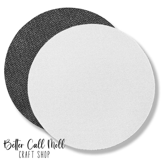 Set of 2 - Round Neoprene Coaster Sublimation Blank – 4”