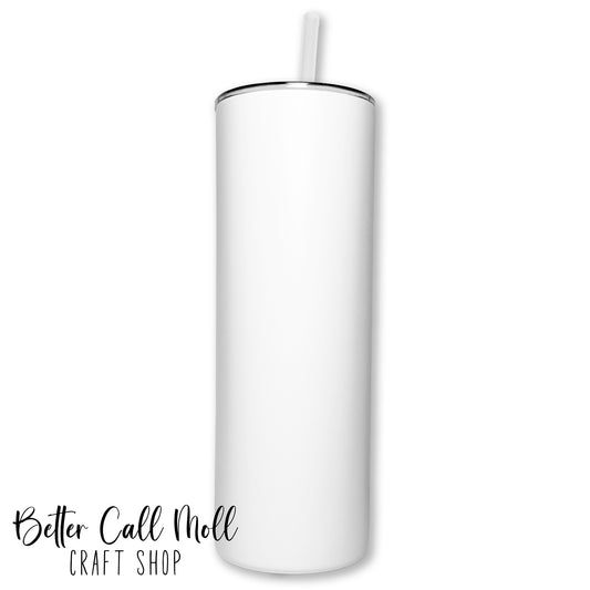 20oz Matte Skinny Sublimation Tumbler