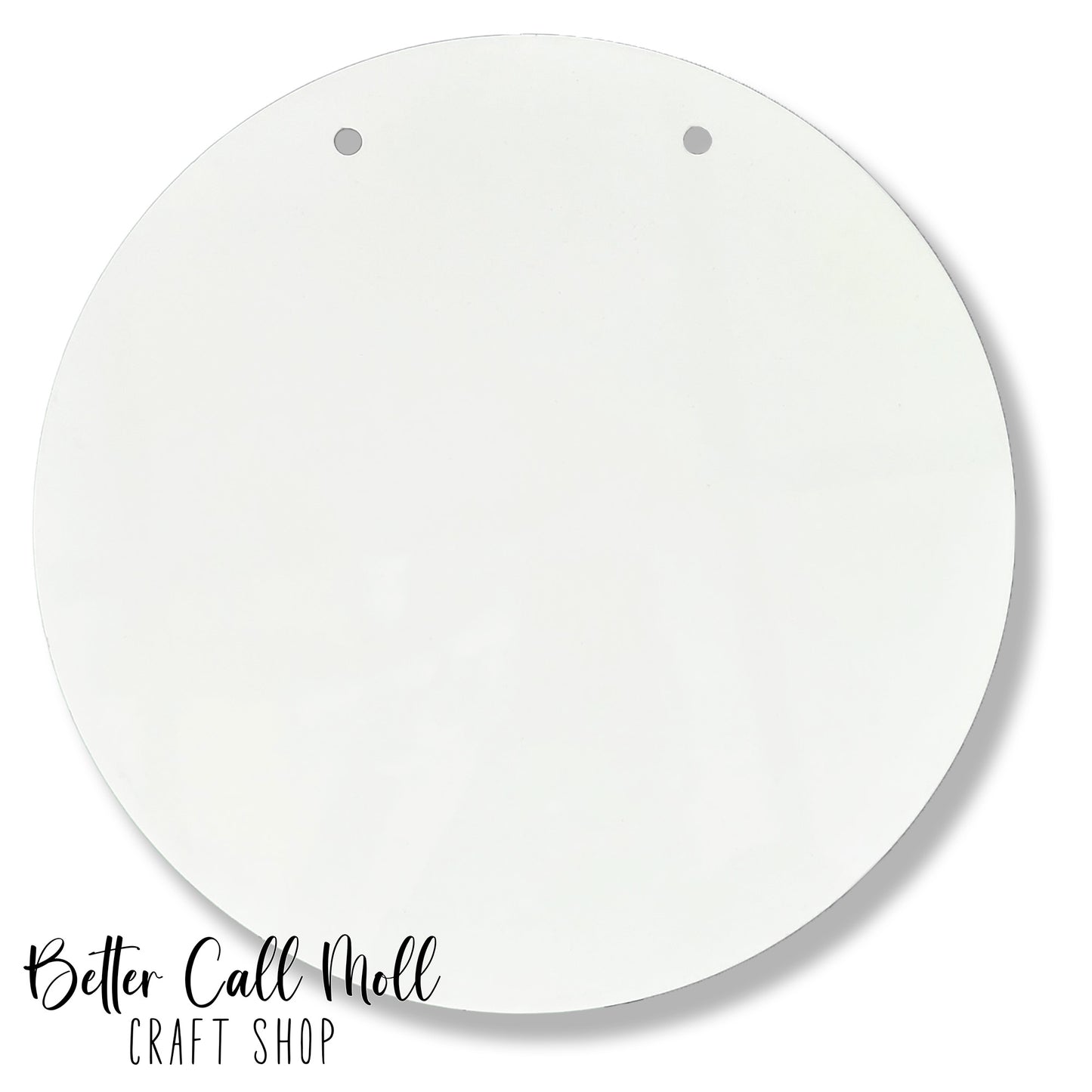 11.8" Door Sign Glossy MDF Sublimation Blank