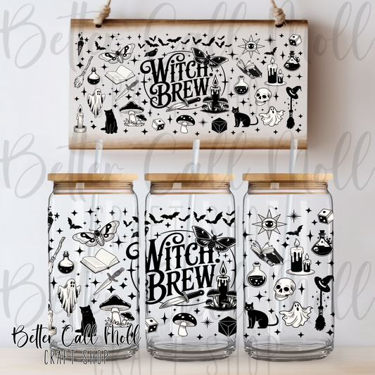 Witch Brew UV DTF 16oz Tumbler Wrap