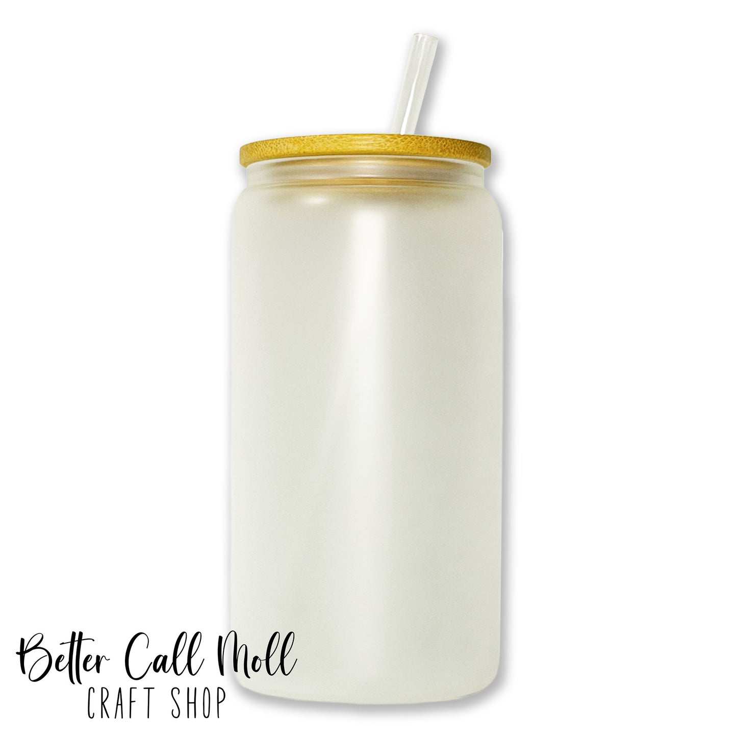 16oz Frosted Glass Sublimation Tumbler