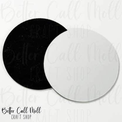 Round Neoprene Coaster Sublimation Blank