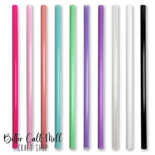 16oz Colorful Reusable Plastic Straw