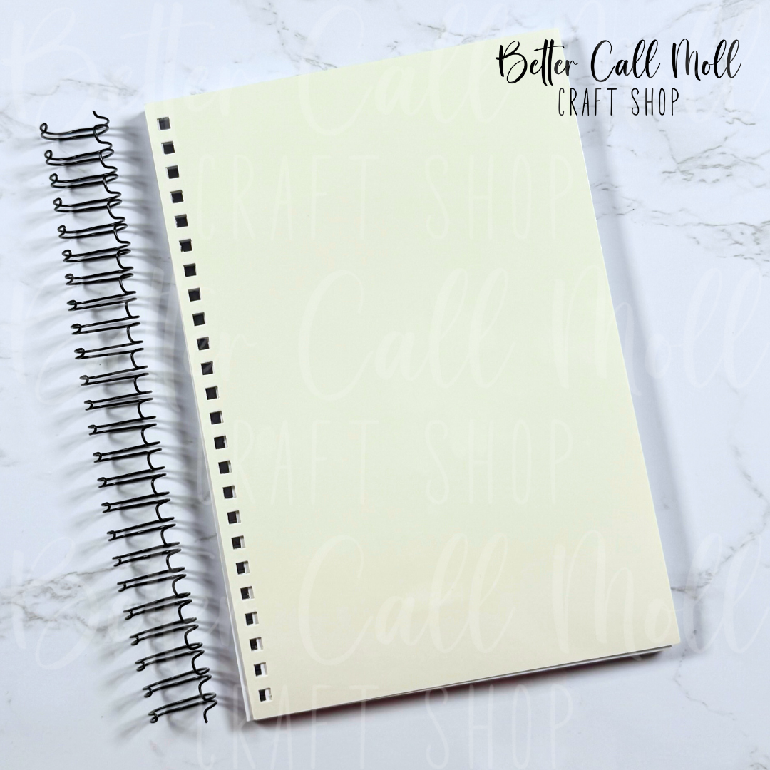 A5 Spiral Notebook Sublimation Blank