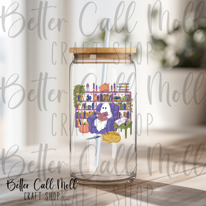 Fantasy Book Ghost UV DTF Decal