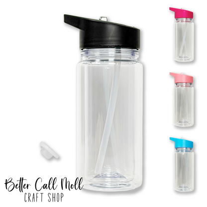 10oz Acrylic Sport SNOW GLOBE Sport Tumbler