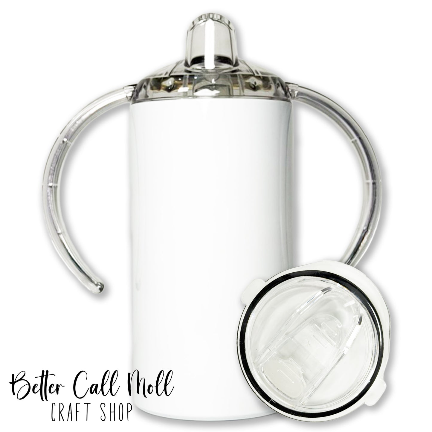 12oz Glossy Sippy Duo Lid Sublimation Tumbler