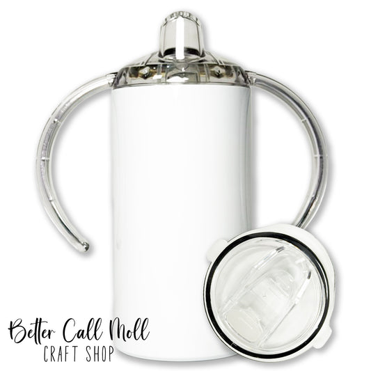 12oz Glossy Sippy Duo Lid Sublimation Tumbler