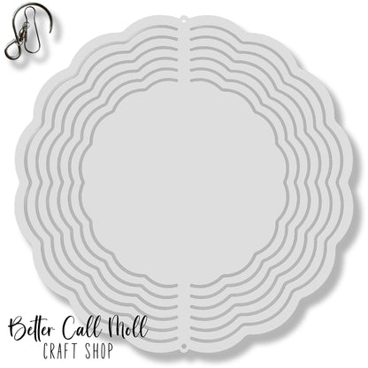 8” Wind Spinner Sublimation Blank – Double Sided Metal Spinner