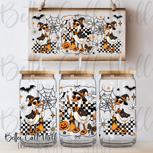 Witchy Geese UV DTF 16oz Tumbler Wrap