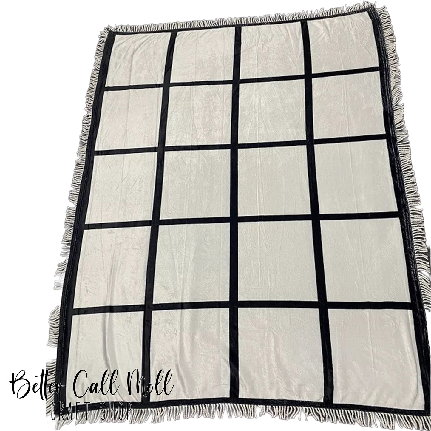 *SALE* Multi-Panel Sublimation Blanket Blank – 40” x 60” Fleece Throw (Photo & Collage Ready)