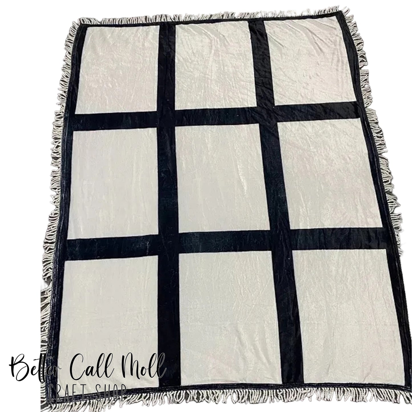 *SALE* Multi-Panel Sublimation Blanket Blank – 40” x 60” Fleece Throw (Photo & Collage Ready)