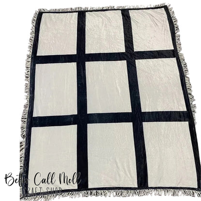 *SALE* Multi-Panel Sublimation Blanket Blank – 40” x 60” Fleece Throw (Photo & Collage Ready)