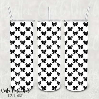 Bows 2 UV DTF 20/30oz Skinny Tumbler Wrap