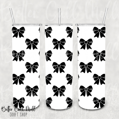 Bows 1 UV DTF 20/30oz Skinny Tumbler Wrap