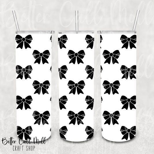 Bows 1 UV DTF 20/30oz Skinny Tumbler Wrap