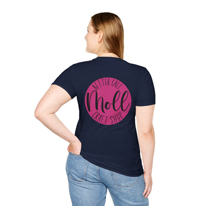 Better Call Moll Logo T-Shirt Front and Back