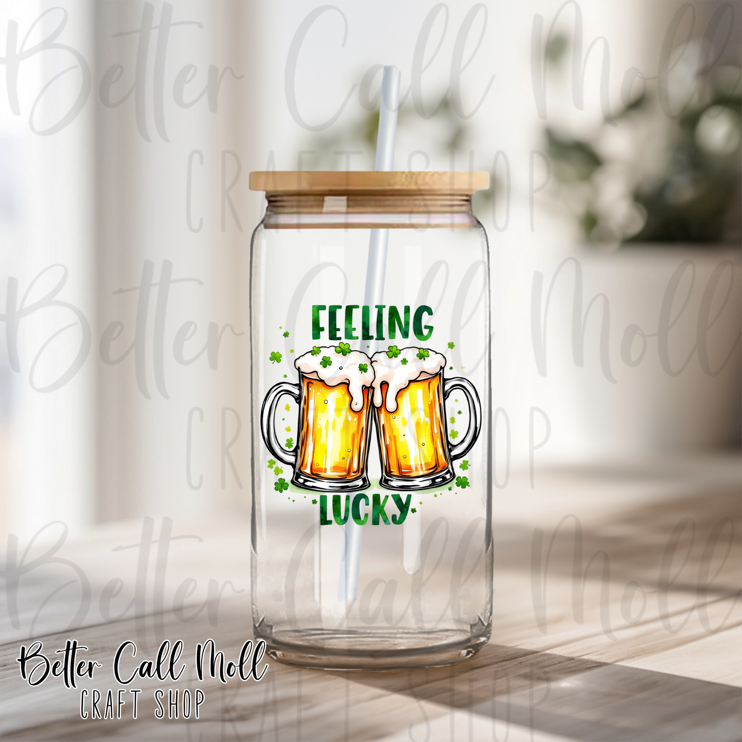 Feeling Lucky Beers UV DTF Decal