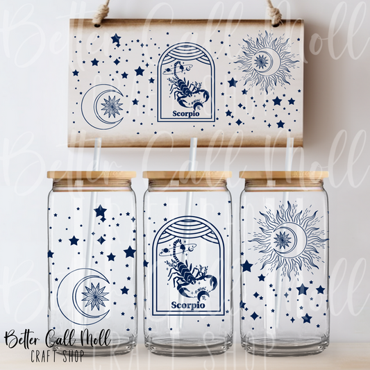 Scorpio UV DTF 16oz Tumbler Wrap
