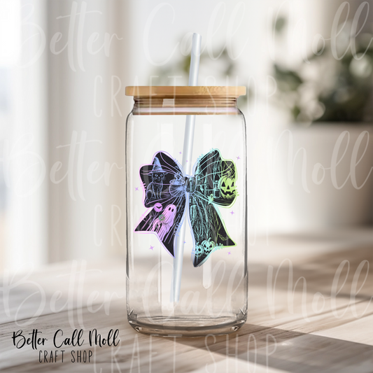 Spooky Bow UV DTF Decal