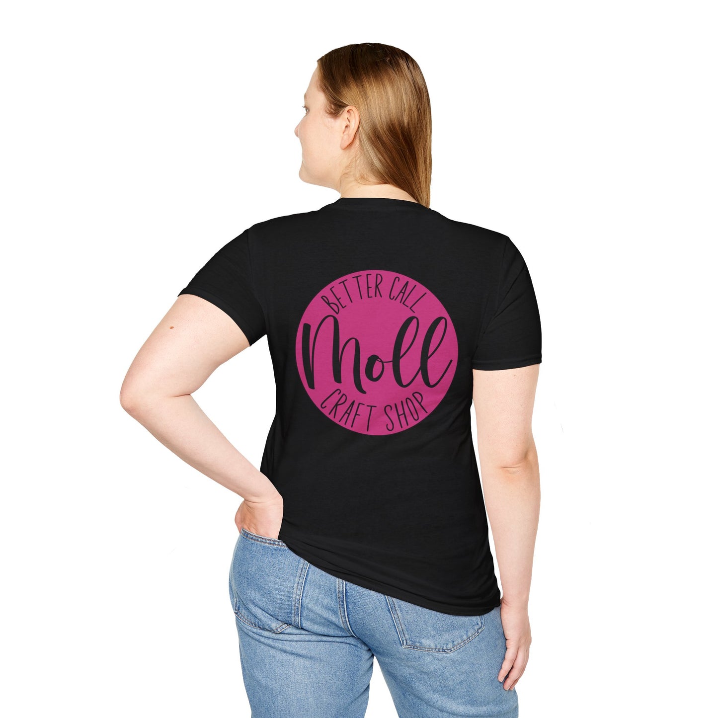 Better Call Moll Logo T-Shirt Front and Back