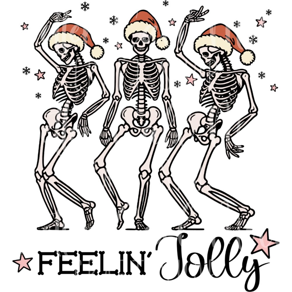 D133 - Feelin' Jolly UV DTF Decal