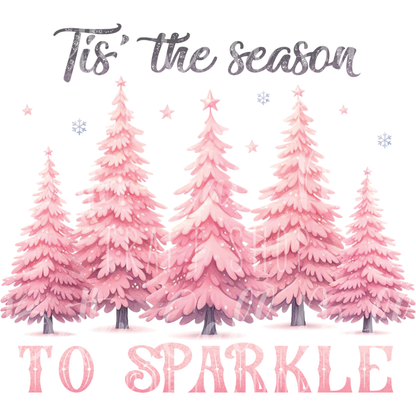 D166 - Tis the Season to Sparkle UV DTF Decal