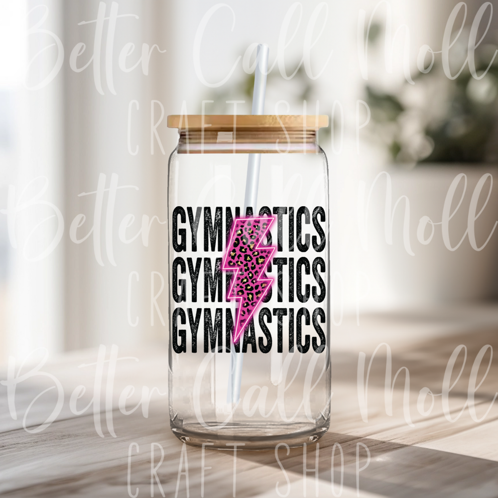 D123 - Gymnastics UV DTF Decal