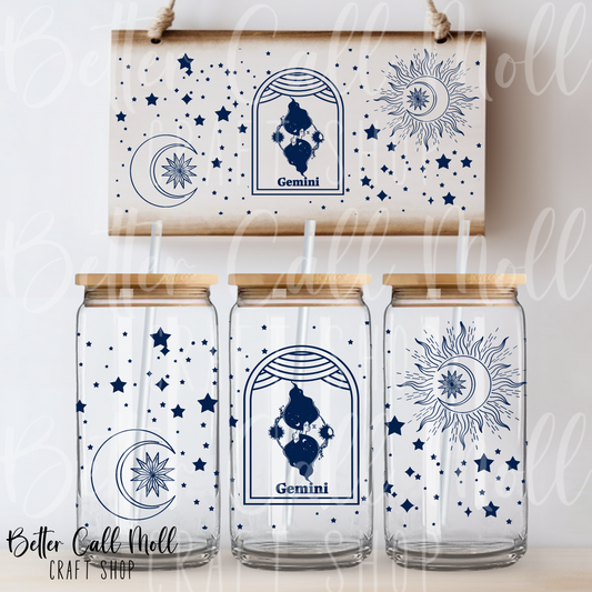 Gemini UV DTF 16oz Tumbler Wrap