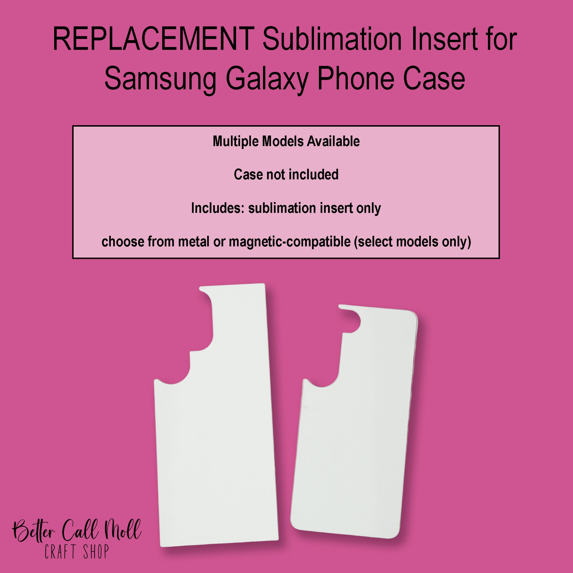 Replacement Sublimation Insert for Phone Case Compatible with Samsung ...