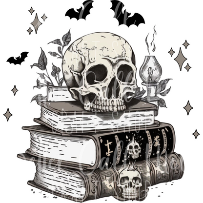 Spooky Books UV DTF Decal