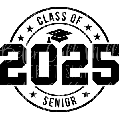 D131 - Class of 2025 Senior UV DTF Decal