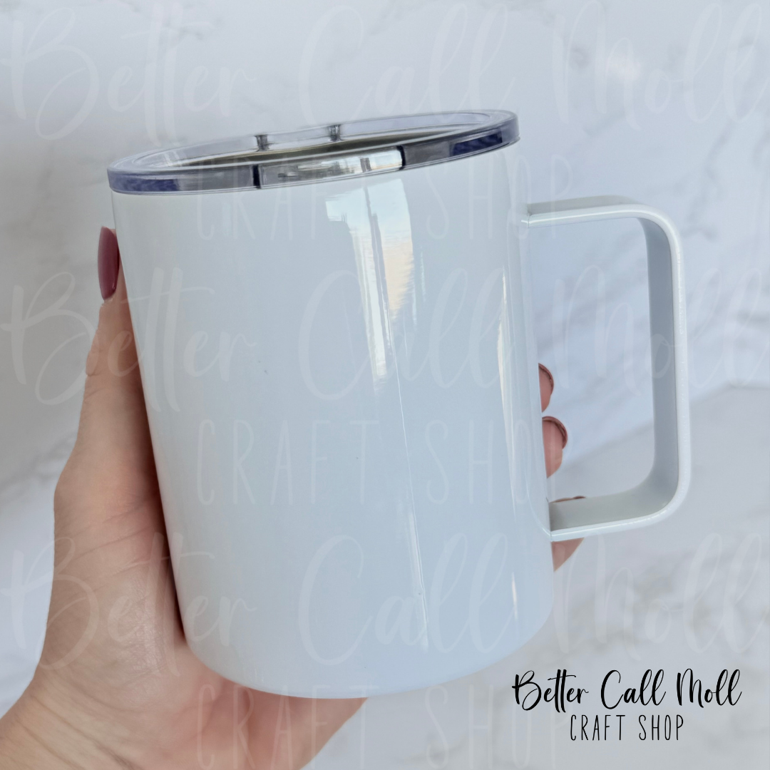 12oz Glossy Sublimation Mug with Handle