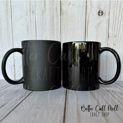 Thermal Black-to-White 11oz Sublimation Ceramic Mug