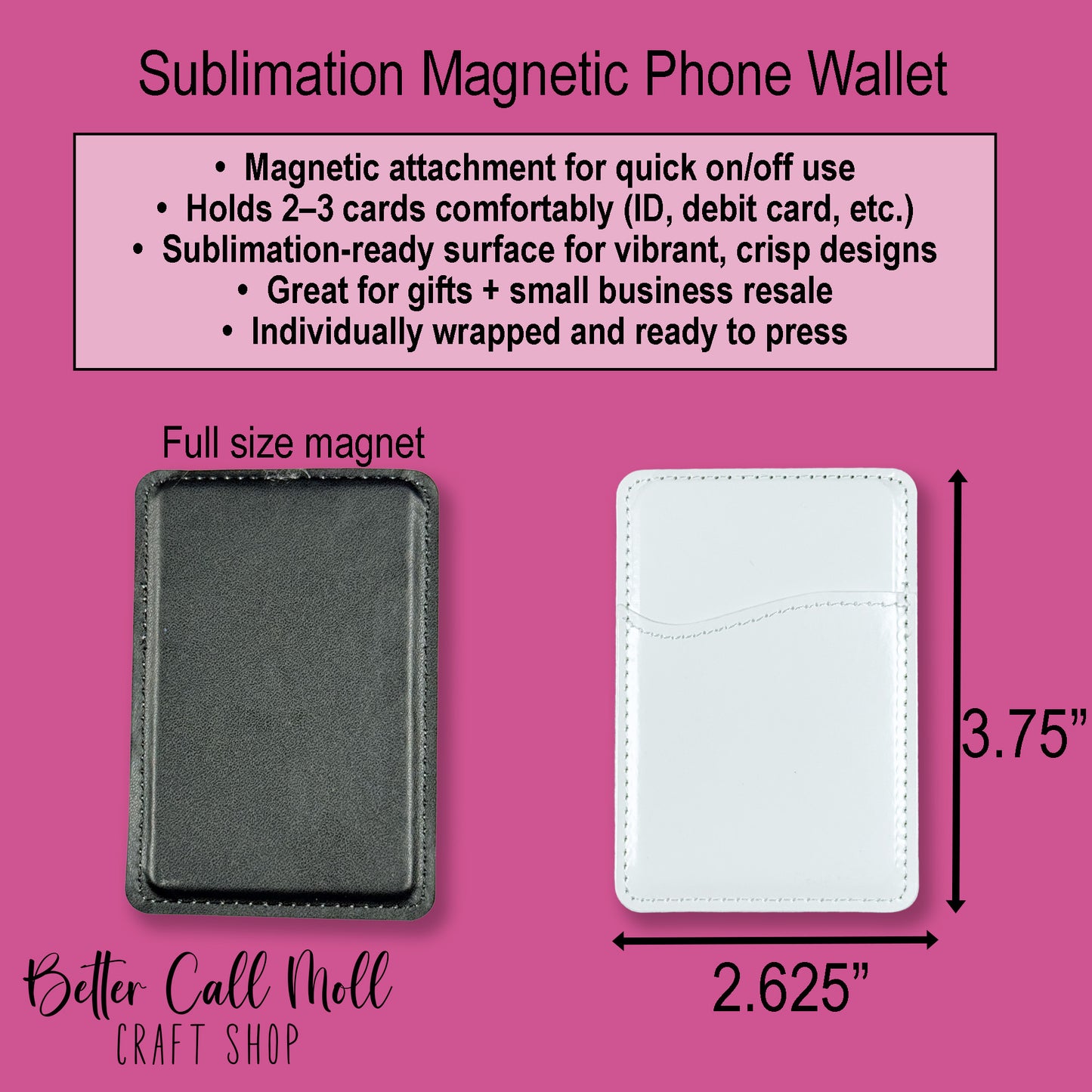 MAGNETIC Phone Wallet Sublimation Blank