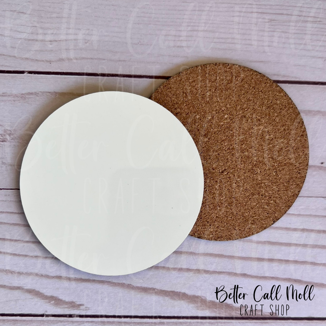 Round MDF Coaster Sublimation Blank