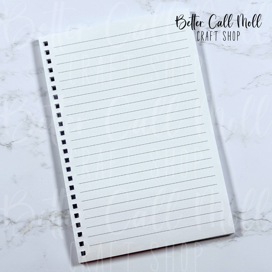 A5 Spiral Notebook REFILL Paper