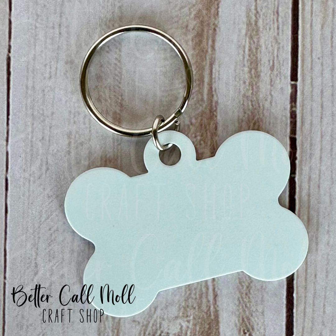 Pet ID Tag Metal Sublimation Blank