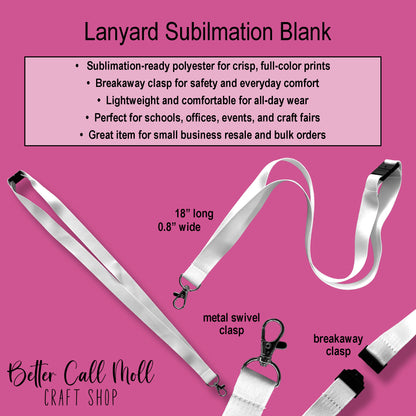 Lanyard Sublimation Blank