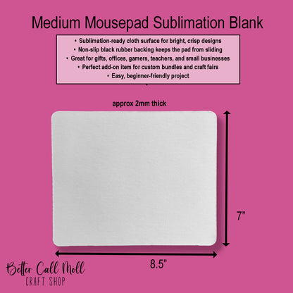 Mouse Pad Sublimation Blank